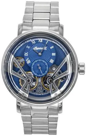 Ingersoll The Tennessee Stainless Steel Blue Skeleton Dial Automatic I13104 Men's Watch Ingersoll The Tennessee Stainless Steel Blue Skeleton Dial Automatic I13104 Men's Watch