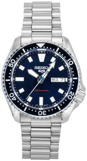 Seiko 5 Sports SKX Redux Stainless Steel Blue Dial Automatic SRPL83K1 100M Men's Watch