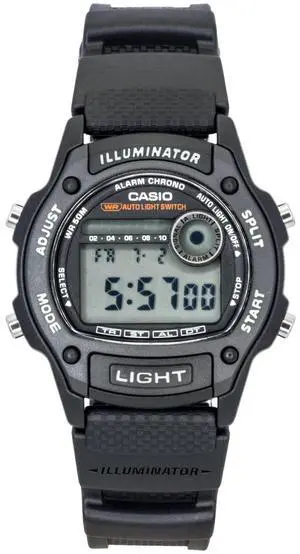 Casio Standard Digital Bio-Based Resin Strap Quartz W-220H-1AV Unisex Watch