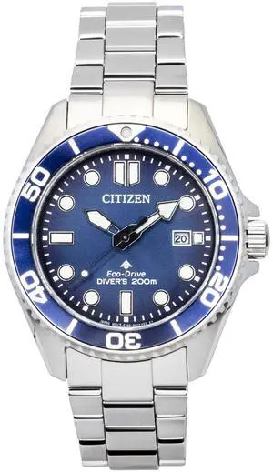 Citizen Promaster Dive Stainless Steel Blue Dial Eco-Drive BN0260-54L 200M Men's Watch Citizen Promaster Dive Stainless Steel Blue Dial Eco-Drive BN0260-54L 200M Men's Watch