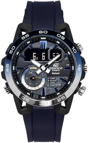 Casio Edifice Sospensione Nighttime Drive Analog Digital Smartphone Link Quartz ECB-40NP-1A 100M Men's Watch Casio Edifice Sospensione Nighttime Drive Analog Digital Smartphone Link Quartz ECB-40NP-1A 100M Men's Watch