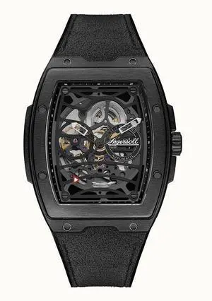 Ingersoll The Challenger Black Skeleton Dial Automatic I12307 Men's Watch Ingersoll The Challenger Black Skeleton Dial Automatic I12307 Men's Watch