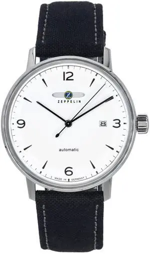 Zeppelin LZ129 Hindenburg White Eco Ceramic Dial Automatic 80641N Men's Watch Zeppelin LZ129 Hindenburg White Eco Ceramic Dial Automatic 80641N Men's Watch