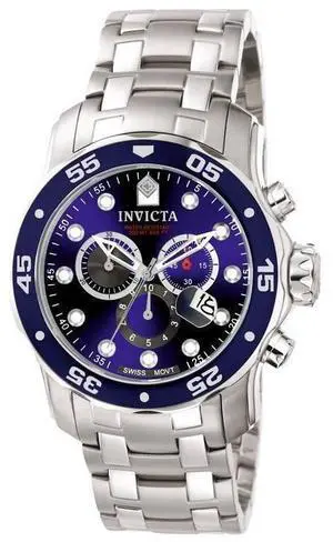 Invicta Pro Diver Chronograph 200M 0070 Men's Watch Invicta Pro Diver Chronograph 200M 0070 Men's Watch
