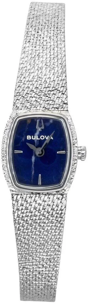 Bulova Goddess of Time Stainless Steel Blue Dial Quartz 96L343 Women's Watch Bulova Goddess of Time Stainless Steel Blue Dial Quartz 96L343 Women's Watch