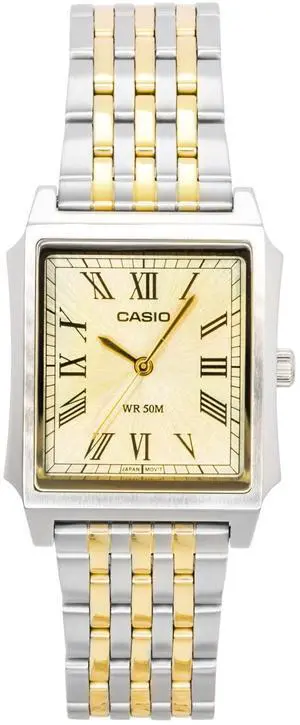 Casio Analog Stainless Steel Gold Dial Quartz MTP-B190SG-9BV Men's Watch Casio Analog Stainless Steel Gold Dial Quartz MTP-B190SG-9BV Men's Watch