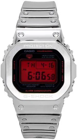 Casio G-Shock Fine Metallic Digital Silicone Strap Quartz GM-5600YRA-8 200M Men's Watch Casio G-Shock Fine Metallic Digital Silicone Strap Quartz GM-5600YRA-8 200M Men's Watch