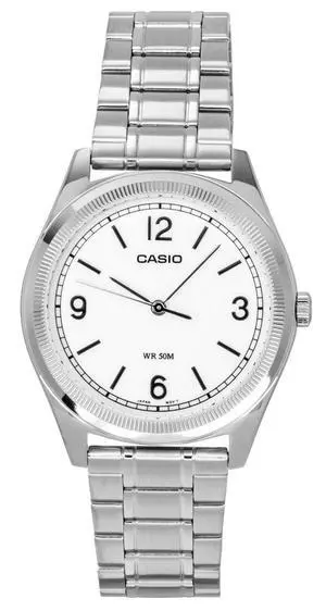 Casio Standard Analog Stainless Steel White Dial Quartz MTP-B210D-7AV Men's Watch Casio Standard Analog Stainless Steel White Dial Quartz MTP-B210D-7AV Men's Watch