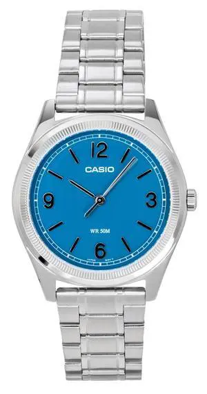Casio Standard Analog Stainless Steel Teal Blue Dial Quartz MTP-B210D-2A1V Men's Watch Casio Standard Analog Stainless Steel Teal Blue Dial Quartz MTP-B210D-2A1V Men's Watch