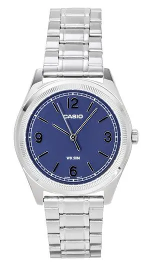 Casio Standard Analog Stainless Steel Navy Blue Dial Quartz MTP-B210D-2A2V Men's Watch Casio Standard Analog Stainless Steel Navy Blue Dial Quartz MTP-B210D-2A2V Men's Watch