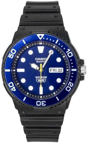 Casio Analog Resin Strap Blue Dial Quartz MRW-230H-2EV 100M Men's Watch Casio Analog Resin Strap Blue Dial Quartz MRW-230H-2EV 100M Men's Watch