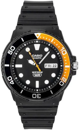 Casio Analog Resin Strap Black Dial Quartz MRW-230H-1E4V 100M Men's Watch Casio Analog Resin Strap Black Dial Quartz MRW-230H-1E4V 100M Men's Watch