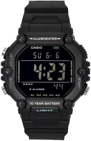 Casio Digital Extra Long Strap Quartz AE-1600HX-1BV 100M Unisex Watch Casio Digital Extra Long Strap Quartz AE-1600HX-1BV 100M Unisex Watch
