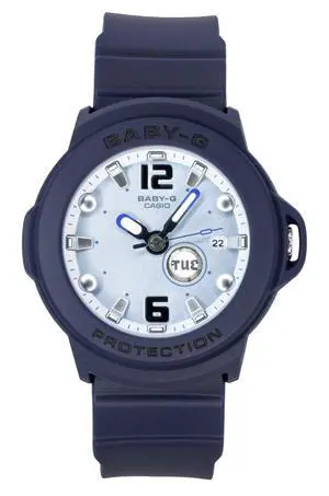 Casio Baby-G Plus Analog Resin Strap Light Blue Dial Quartz BGA-15K-2A 100M Women's Watch With Convertible Holder Casio Baby-G Plus Analog Resin Strap Light Blue Dial Quartz BGA-15K-2A 100M Women's Watch With Convertible Holder