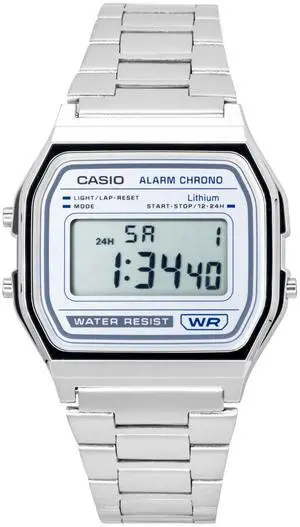 Casio Vintage Digital Stainless Steel Quartz A158WEA-7 Unisex Watch Casio Vintage Digital Stainless Steel Quartz A158WEA-7 Unisex Watch