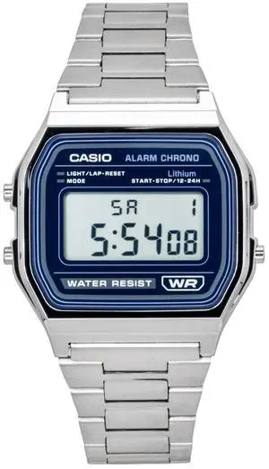 Casio Vintage Digital Stainless Steel Quartz A158WEA-2 Unisex Watch Casio Vintage Digital Stainless Steel Quartz A158WEA-2 Unisex Watch