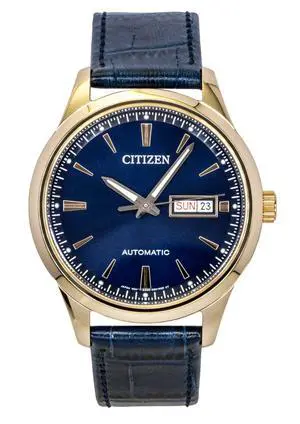 Citizen Tsuyosa Analog Leather Strap Blue Dial Automatic NY4063-01L Men's Watch Citizen Tsuyosa Analog Leather Strap Blue Dial Automatic NY4063-01L Men's Watch