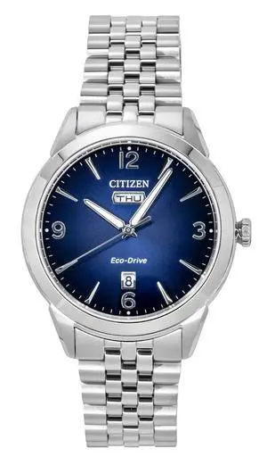 Citizen Rolan Stainless Steel Blue Dial Eco-Drive AW0150-53L 100M Men's Watch Citizen Rolan Stainless Steel Blue Dial Eco-Drive AW0150-53L 100M Men's Watch