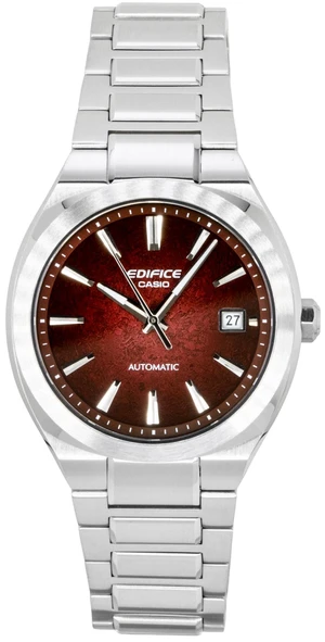 Casio Edifice Analog Stainless Steel Red Dial Automatic EFK-200D-4A 100M Men's Watch Casio Edifice Analog Stainless Steel Red Dial Automatic EFK-200D-4A 100M Men's Watch