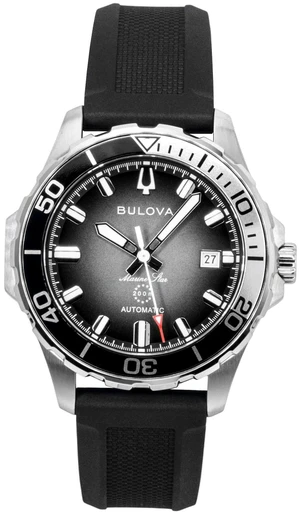Bulova Marine Star Rubber Strap Black Dial Automatic Diver's 98B465 200M Men's Watch Bulova Marine Star Rubber Strap Black Dial Automatic Diver's 98B465 200M Men's Watch