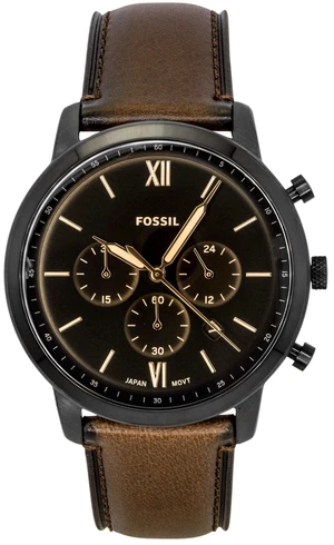 Fossil Neutra Chronograph Brown Leather Strap Brown Dial Quartz FS6163 Men's Watch Fossil Neutra Chronograph Brown Leather Strap Brown Dial Quartz FS6163 Men's Watch