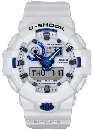 Casio G-Shock Analog Digital White Dial Quartz Sports Men's Watch GA-700HDS-7A