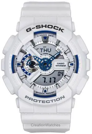 Casio G-Shock Analog Digital White Dial Quartz Sports Men's Watch GA-110HDS-7A
