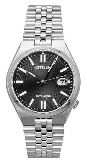 Citizen Tsuyosa 60 Stainless Steel Black Dial Automatic NK0020-55E Mens Watch Citizen Tsuyosa 60 Stainless Steel Black Dial Automatic NK0020-55E Mens Watch