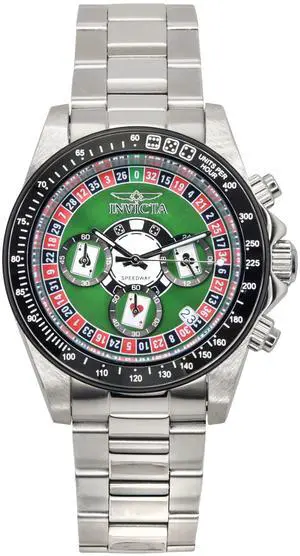 Invicta Racing Stainless Steel Blue Dial Quartz 47548 Men's Watch