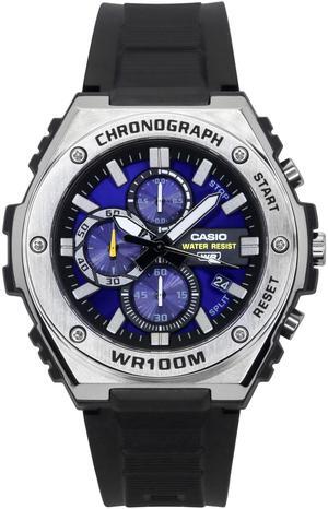 Casio Standard Chronograph Blue Dial Quartz 100M Men's Watch MWA-300H-2AV
