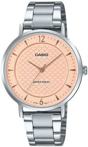 Casio Standar Salmon Dial Quartz Casual Women's Watch LTP-VT04D-4A Casio Standar Salmon Dial Quartz Casual Women's Watch LTP-VT04D-4A