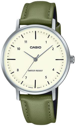 Casio Standard Analog Leather Strap Beige Dial Quartz LTP-VT03L-3B Women's Watch