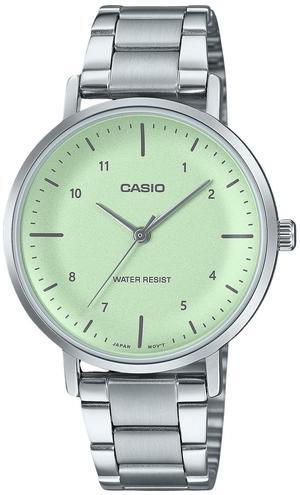 Casio Standard Mint Green Dial Quartz Casual Women's Watch LTP-VT03D-3B