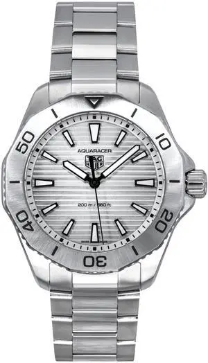 Tag Heuer Aquaracer Grey Dial Quartz Diver's 200M Men's Watch WBP1111.BA0627
