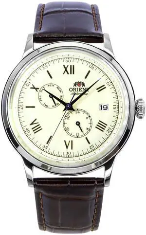 Orient Classic Beige Dial Automatic Dress Men's Watch RA-AK0702Y