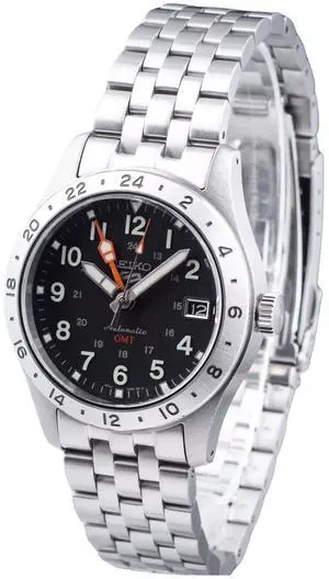 Seiko 5 Sports Black Dial Automatic 100 Men's Watch SSK023K1