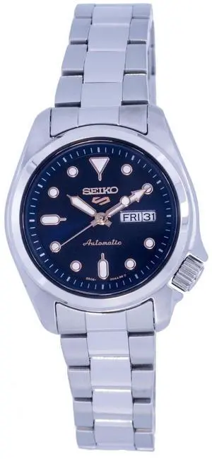 Seiko 5 Sports Automatic Stainless Steel Blue Dial SRE003K1 100M Women's Watch