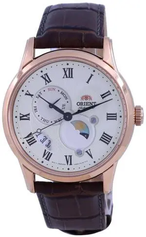 Orient Classic Sun & Moon Champagne Dial Automatic RA-AK0007S10B Men's Watch