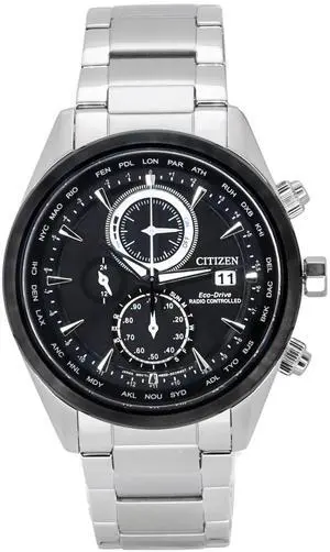 Citizen Eco-Drive Chronograph Black Dial 100M Men's Watch AT8266-89E