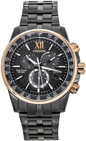 Citizen Eco-Drive Radio Controlled Chronograph GMT CB5884-88H 200M Men's Watch