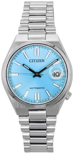 Citizen Tsuyosa Stainless Steel Light Blue Dial Automatic NJ0200-50L Men's Watch
