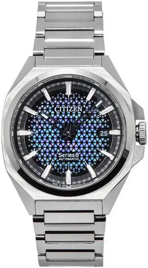 Citizen Series 8 Blue And Black Dial Automatic Dress 100M Men's Watch NA1010-84X