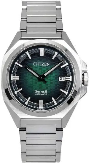 Citizen Series 8 Green Dial Dress Automatic 100M Men's Watch NB6050-51W