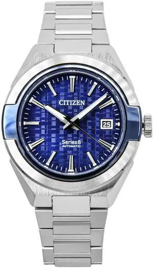 Citizen Series 8 Blue Dial Automatic Casual 100M Men's Watch NA1037-53L