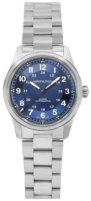 Hamilton Khaki Field Titanium Blue Dial Automatic H70205140 100M Men's Watch