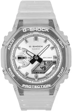 Casio G-Shock Grey Dial Quartz Sports 200M Unisex Watch GA-2100BM-7A8