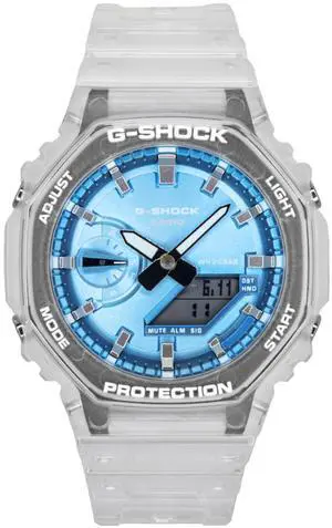 Casio G-Shock Blue Dial Quartz Sports 200M Unisex Watch GA-2100BM-7A2 Casio G-Shock Blue Dial Quartz Sports 200M Unisex Watch GA-2100BM-7A2