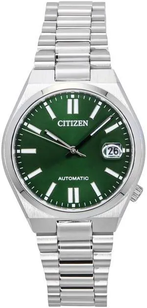 Citizen Tsuyosa Stainless Steel Green Dial Automatic NJ0200-50X Unisex Watch