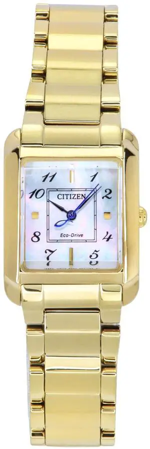 Citizen L Mother Of Pearl Dial Eco-Drive Casual Women's Watch EW5602-81D