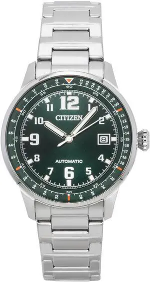 Citizen Urban Military Green Dial Automatic Sports 100M Men's Watch NJ0190-51X